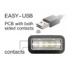 Cable USB DeLOCK 84806 USB 2.0 0,5 m USB A Micro-USB B blanco