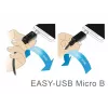 Cable USB DeLOCK 84806 USB 2.0 0,5 m USB A Micro-USB B blanco