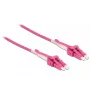 Cable de fibra óptica DeLOCK 85135 5 m LC rosa