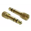 Cable de audio 3,5 mm DeLOCK 85786 2 m negro gris