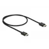Cable HDMI DeLOCK coaxial High Speed 48 Gbit/s 8K 60 Hz 0,5 m