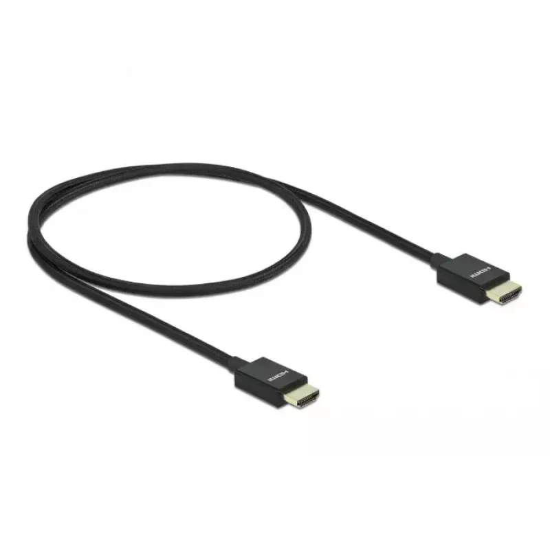 Cable HDMI DeLOCK coaxial High Speed 48 Gbit/s 8K 60 Hz 0,5 m