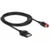 Cable de alimentación DeLOCK 85478 2 m PoweredUSB negro
