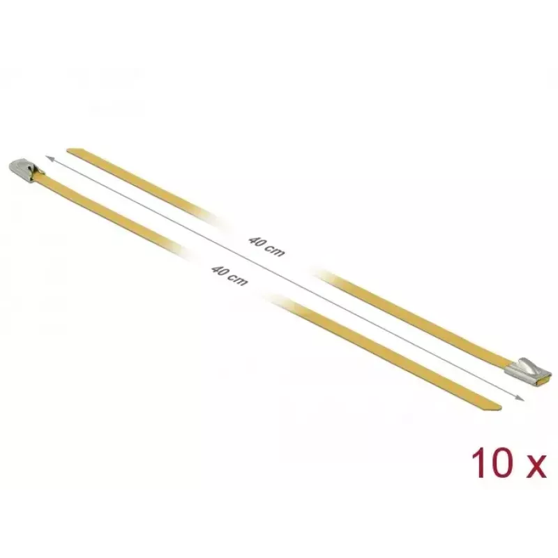 Brida de acero inoxidable DeLOCK 18787