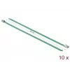 Brida DeLOCK 18801 acero inoxidable verde 200 mm 10 uds.