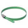 Brida DeLOCK 18801 acero inoxidable verde 200 mm 10 uds.