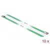Brida DeLOCK 18808 acero verde 10 uds.