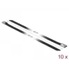 Brida DeLOCK 18815 acero negro 400 mm 10 uds.