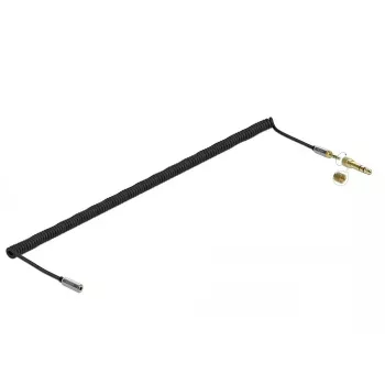 Cable de extensión de audio DELOCK 85834 — conector macho 3,5 mm a conector hembra 3,5 mm, contactos dorados, 5 m, negro