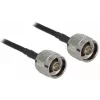 Cable coaxial LMR195 DeLOCK 90424 10 m negro gris