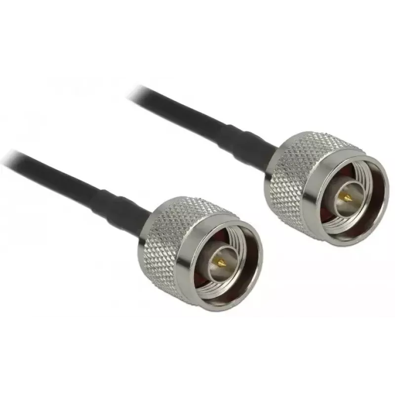 Cable coaxial LMR195 DeLOCK 90424 10 m negro gris