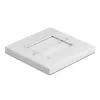 Placa de pared DeLOCK 66495 blanco