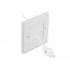 Placa de pared DeLOCK 66495 blanco