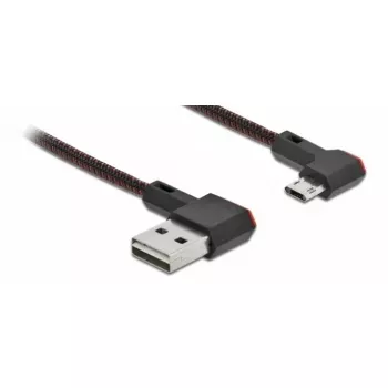 Cable DeLOCK EASY-USB 2.0 Type-A a Micro-B macho 1 m negro