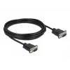Cable serie DeLOCK 86576 negro 5 m RS-232 Sub-D9