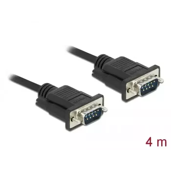Cable serie DeLOCK 86618 negro 4 m