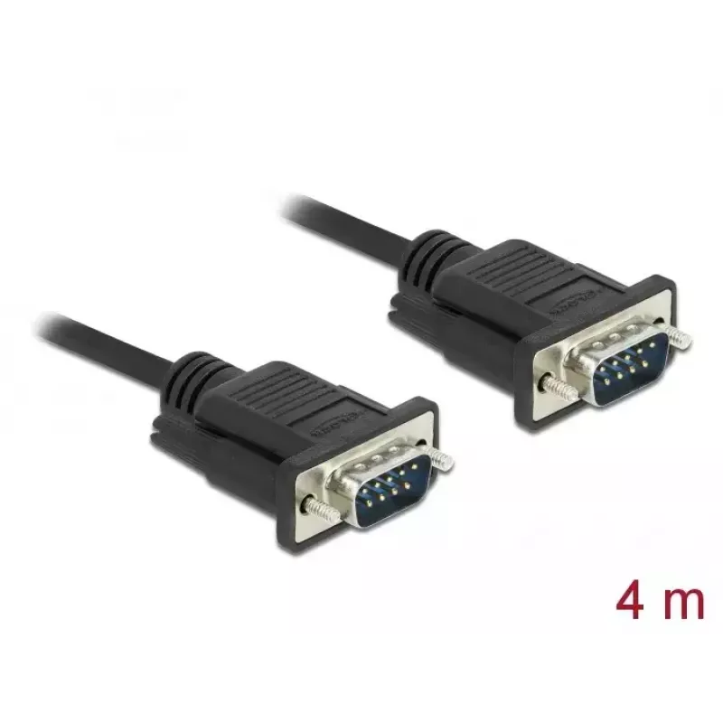 Cable serie DeLOCK 86618 negro 4 m