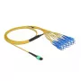 Cable de fibra óptica MPO hembra a 12 x SC simplex macho DeLOCK 84871