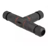 Conector eléctrico de cables DELOCK 86918, recto, 85-260 V, negro, 25×114 mm