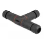 Delock 86918 Conector de cable para exteriores, en forma de T, 4 pines, IP68, tipo tornillo, negro