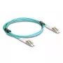 Cable de fibra óptica DeLOCK LC dúplex a LC dúplex OM3 2 m