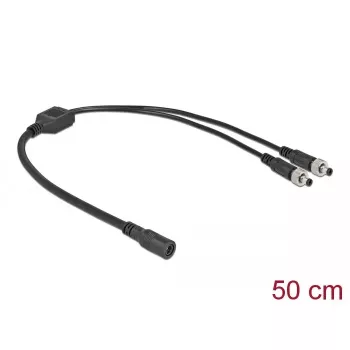 Divisor de cable DeLOCK 86571 cable divisor DC 5,5 x 2,1 mm