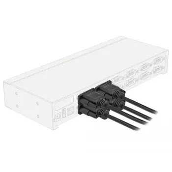 Cable serie DeLOCK 87785 negro 2 m DB-9