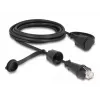 Cable de red DeLOCK conector macho RJ45 a conector macho RJ45 Cat.6 STP 3 m IP68 impermeable