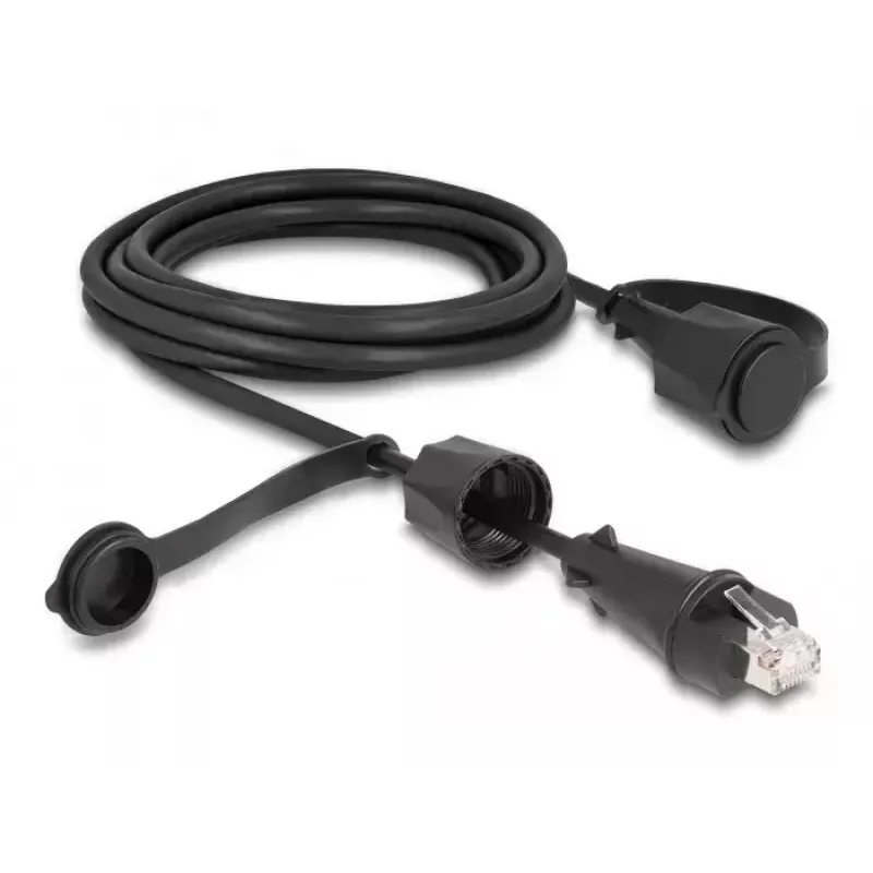 Cable de red DeLOCK conector macho RJ45 a conector macho RJ45 Cat.6 STP 3 m IP68 impermeable