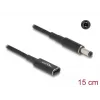Cable adaptador DeLOCK conector hembra USB Type-C a conector macho 5,5 x 2,1 mm 15 cm