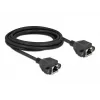 Cable alargador de red DeLOCK Cat.6A 3 m negro
