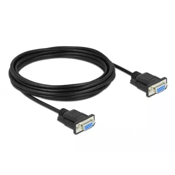 Cable serie DeLOCK 87784 negro 5 m DB-9