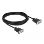 Cable serie DeLOCK 87784 negro 5 m DB-9