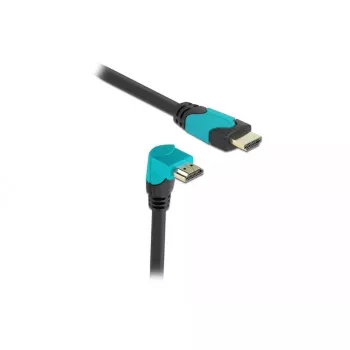 Cable HDMI DeLOCK 86993 3 m HDMI Type-A estándar negro azul