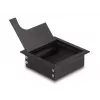 Pasacables DELOCK 66855 para escritorio, negro, 80×80×28 mm, 1 ud.