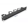 Panel de gestión de cables DeLOCK 19 inch 66848 negro con 5 ganchos