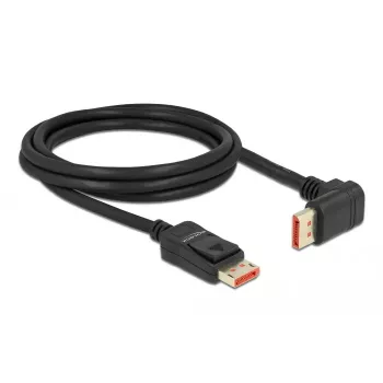 Cable DisplayPort DeLOCK 87055 2 m 8K 60 Hz conector macho a conector macho 90° hacia arriba