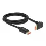 Cable DisplayPort DeLOCK 87055 2 m 8K 60 Hz conector macho a conector macho 90° hacia arriba