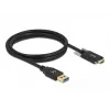 Cable USB DeLOCK 84017 1,5 m USB 3.2 Gen 1 USB A USB C negro