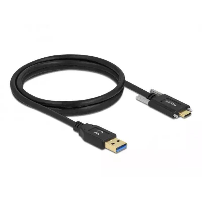 Cable USB DeLOCK 84017 1,5 m USB 3.2 Gen 1 USB A USB C negro