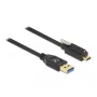 Cable USB DeLOCK 84028 1,5 m USB 3.2 Gen 1 USB A USB C negro