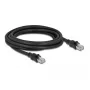 Cable de red DeLOCK RJ45 Cat.6A F/UTP 3 m negro