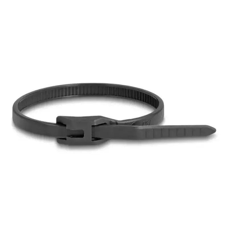 Brida para cables reutilizable DeLOCK 19465 poliamida negra 110 mm 100 uds.
