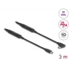 Cable USB DeLOCK 81195 3 m USB C negro 10 Gbit/s