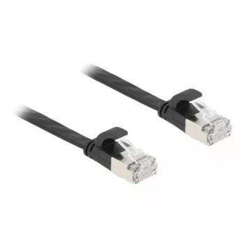Cable de red DeLOCK 81163 RJ-45 Cat6a 1 m negro