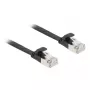 Cable de red DeLOCK 81163 RJ-45 Cat6a 1 m negro