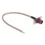 Cable coaxial DELOCK 90729 RG-316/U 0,2 m con conector FAKRA-D, marrón