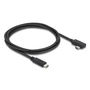 Cable coaxial USB4 Gen 3x2 USB-C a USB-C 40 Gbit/s PD 3.1 240 W en ángulo izquierda/derecha 1 m