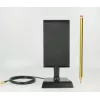 Delock 88992 Antena LTE, SMA, 2-4 dBi, omnidireccional, base magnética, cable ULA 100 de 1 m, negro