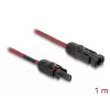 Cable DELOCK 90973 DL4 solar 6 mm² 1 m rojo/negro conector macho a conector hembra 1000 V DC